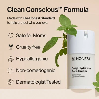 Honest Beauty Deep Hydration Face Cream with Shea Butter 1.7 fl oz - New - Image 8