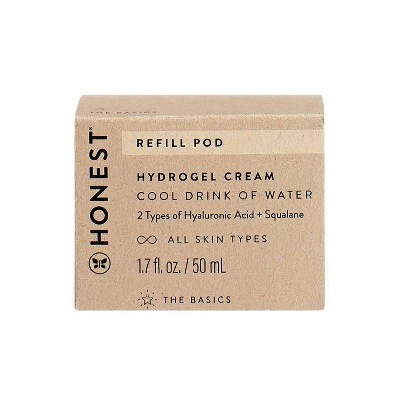 Honest Beauty Hydrogel Cream Refill with Hyaluronic Acid 1.7 fl oz - Imperfect Box - Image 13