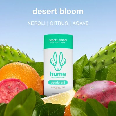 Hume Supernatural Deodorant Stick Desert Bloom 2oz - New - Image 2