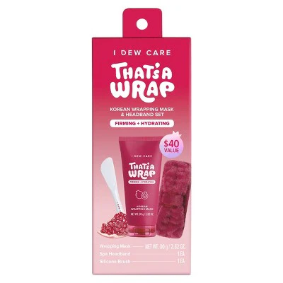 I DEW CARE That's A Wrap Korean Wrapping Mask & Headband Set 3.38oz - Imperfect Box