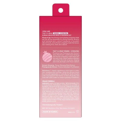 I DEW CARE That's A Wrap Korean Wrapping Mask & Headband Set 3.38oz - Imperfect Box - Image 10
