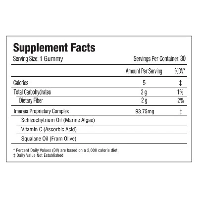 Imarais Beauty Glow Skincare Gummies Vegan and Sugar-Free 30ct - Imperfect Container - Image 9