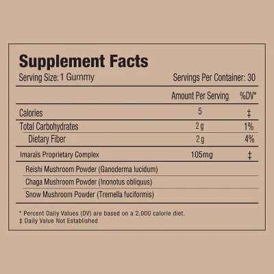 Imarais Beauty Nourish Haircare Gummies Vegan and Sugar-Free 30ct - Imperfect Container - Image 8