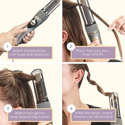 InfinitiPRO by Conair Curl Secret Ceramic Auto Hair Curling Iron - Imperfect Box - Image 4