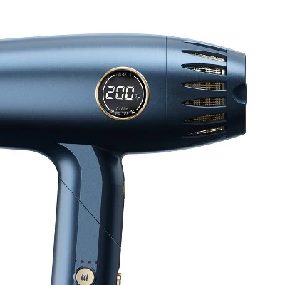InfinitiPRO by Conair DigitalAIRE Folding Handle Hair Dryer Blue 1875 Watts - Imperfect Box - Image 10