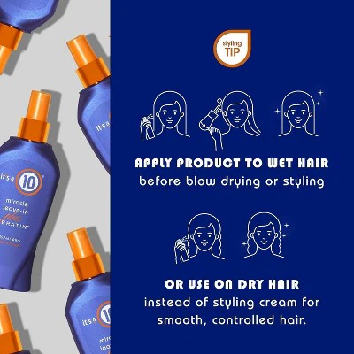 It's a 10 Miracle Leave-in Conditioner + Keratin 10 fl oz - New - Image 4