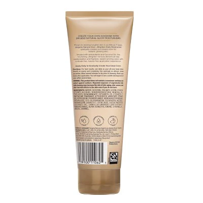 Jergens Glow Daily Moisturizer + Sunless Self Tanner Tanning Lotion Medium To Tan 7.5 fl oz - Imperfect Container - Image 2