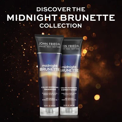 John Frieda Midnight Brunette Color Deepening Conditioner 8.3 fl oz - New - Image 7