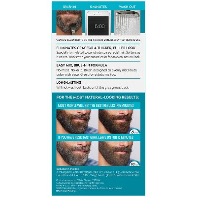 Just For Men Mustache & Beard Jet Black M-61 - Imperfect Box - Image 2