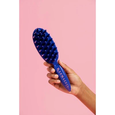 KAZMALEJE KurlsPlus Paddle Hair Comb Blue - Imperfect Box - Image 4