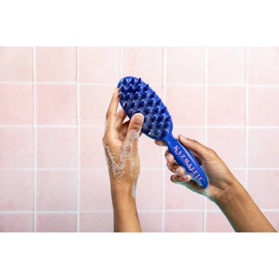 KAZMALEJE KurlsPlus Paddle Hair Comb Blue - Imperfect Box - Image 5