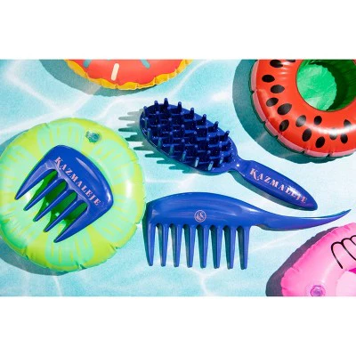 KAZMALEJE KurlsPlus Paddle Hair Comb Blue - Imperfect Box - Image 7