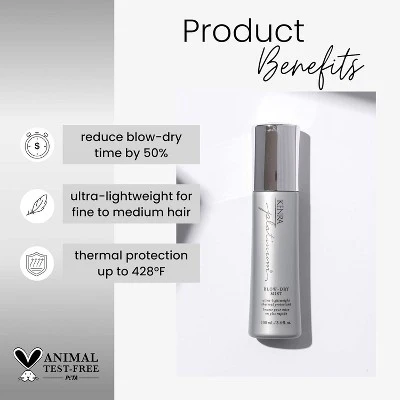 Kenra Platinum Blow Dry Heat Protection Hair Treatment Spray 3.4 fl oz - Imperfect Container - Image 2
