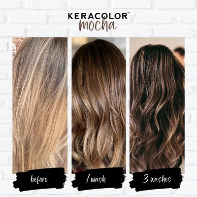 Keracolor Color + Clenditioner Temporary Hair Color Mocha 12 fl oz - New - Image 4