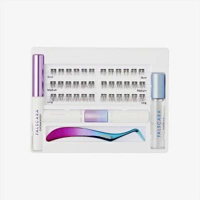KISS Products Falscara Lash Extension Kit Lengthening Wisps 36ct - Imperfect Box - Image 7