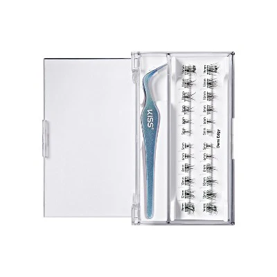 KISS Products imPRESS Long Lasting Press-On Self Adhesive False Eyelashes Demi Edgy 24ct - New - Image 9