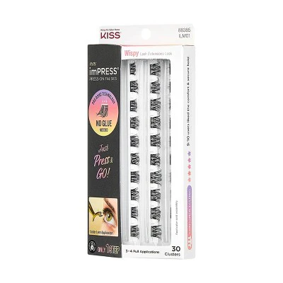 KISS Products imPRESS Press-On Self Adhesive Eyelashes Refill Wispy 30ct - New - Image 10