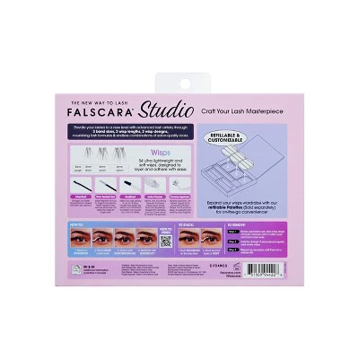 Falscara Studio The Artist Kit Lash Extension Kit Delicate Lash Clusters 57ct - Imperfect Box - Image 11