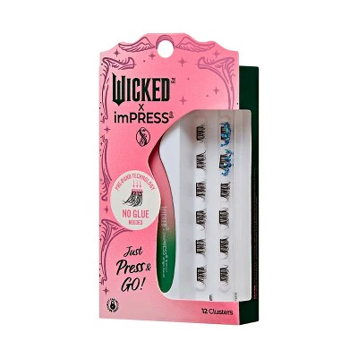 KISS Products Wicked X imPRESS Press-On Self Adhesive False Eyelashes Ozspresso 12ct - New - Image 10