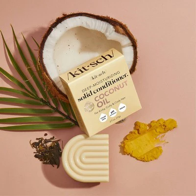 Kitsch Coconut Oil Deep-Moisturizing Solid Conditioner Bar 2.7oz - Imperfect Box - Image 3