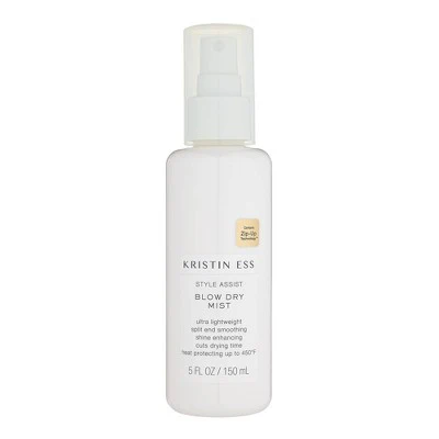 Kristin Ess Hydrating Heat Protectant Spray Style Assist Blow Dry Mist 5 fl oz - Imperfect Container - Image 2