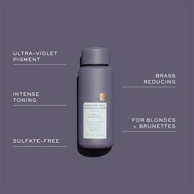 Kristin Ess Color Safe Purple Shampoo + Signature Conditioner Set 20 fl oz - New - Image 7