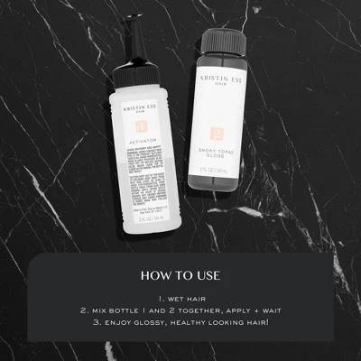 Kristin Ess Hair Gloss in Bittersweet Semi Permanent Dye + Toner 4 fl oz - Imperfect Box - Image 5