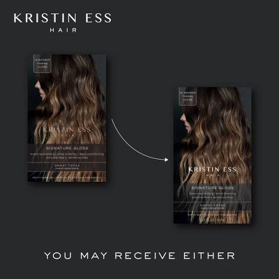 Kristin Ess Hair Gloss in Smoky Topaz for Medium Blonde Hair Semi Permanent Dye + Toner 4 fl oz - New - Image 4