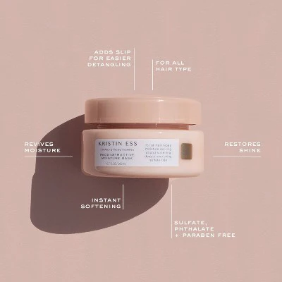 Kristin Ess Hair Reconstructive Moisturizing Repair Mask, Conditioner with Shea Butter  6.7 fl oz - New - Image 3