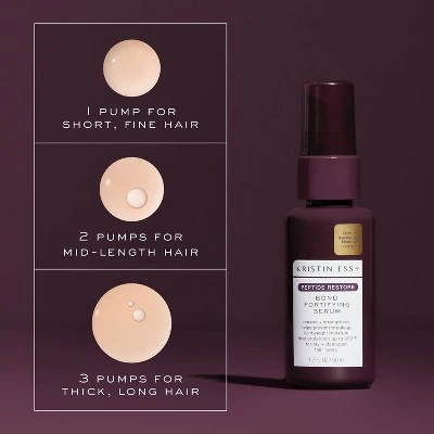 Kristin Ess + Hair Serum for Frizz & Damaged Hair 1.7 fl oz - Imperfect Box - Image 12