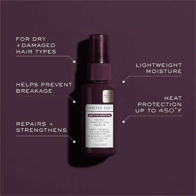Kristin Ess + Hair Serum for Frizz & Damaged Hair 1.7 fl oz - Imperfect Box - Image 4