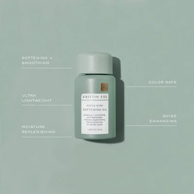 Kristin Ess Softening Lightweight Hair Oil  1.69 fl oz - Imperfect Box - Image 3