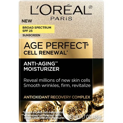 L'Oreal Paris Age Perfect Cell Renewal Anti-Aging Day Moisturizer SPF 25 1.7oz - Imperfect Box - Image 8