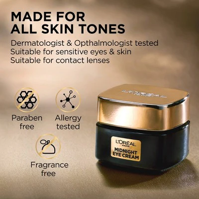 L'Oreal Paris Age Perfect Cell Renewal Midnight Eye Cream 0.5 fl oz - Imperfect Box - Image 6