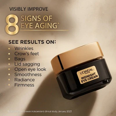 L'Oreal Paris Age Perfect Cell Renewal Midnight Eye Cream 0.5 fl oz - Imperfect Box - Image 7