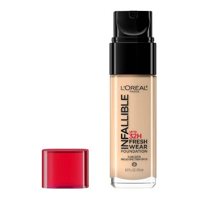L'Oreal Paris Infallible 32HR Fresh Wear Foundation SPF 25 430 Ivory Buff 1 fl oz - New