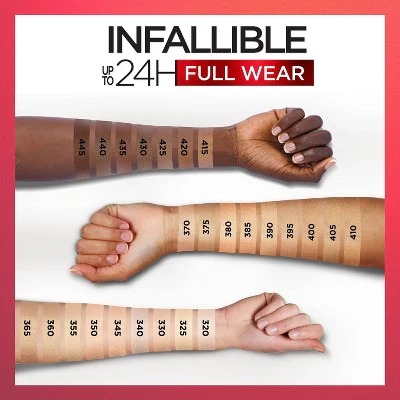 L'Oreal Paris Infallible Full Wear, Full Coverage, Waterproof Concealer 345 Oatmeal 0.33 fl oz - New - Image 5