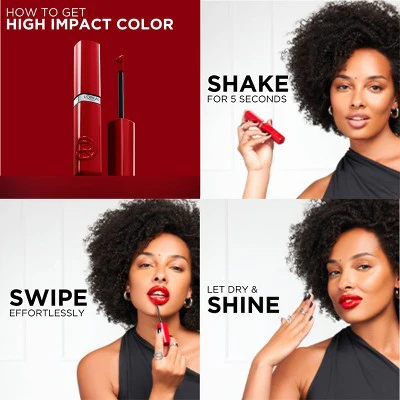 L'Oreal Paris Infallible Lacque Resistance Liquid Lipstick Berry Bordeaux 0.13 fl oz - New - Image 10