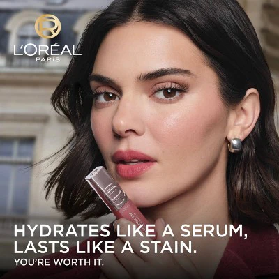 L'Oreal Paris Paradise Hyaluron Tint Lip Stain Serum 601 Worth It 0.16 fl oz - Imperfect Container - Image 4