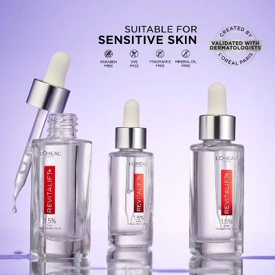 L'Oreal Paris Revitalift Derm Intensives Hyaluronic Acid Serum 1 fl oz - Imperfect Box - Image 6