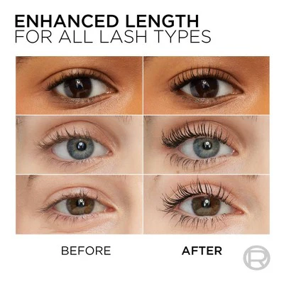 L'Oreal Paris Telescopic Original Lengthening Mascara 935 Carbon Black 0.27 fl oz - Imperfect Box - Image 4