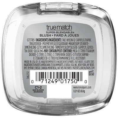 L'Oreal Paris True Match Blush C1-2 Baby Blossom 0.21oz - Imperfect Container - Image 7