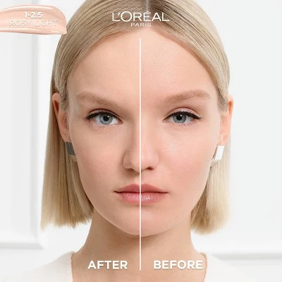 L'Oreal Paris True Match Hyaluronic Tinted Serum 1-2.5 Rosy Light 1 fl oz - Imperfect Container - Image 3