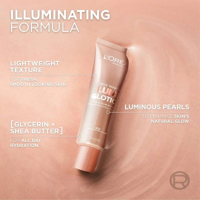 L'Oreal Paris True Match Lumi Glotion Natural Glow Enhancer 901 Fair Glow  1.35 fl oz - Imperfect Container - Image 7
