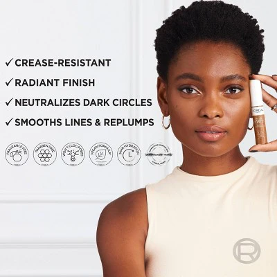 L'Oreal Paris True Match Radiant Serum Concealer W3 0.33 fl oz - Imperfect Container - Image 7