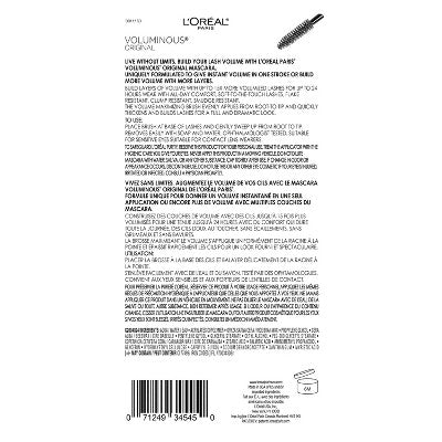 L'Oreal Paris Voluminous Original Mascara Blackest Black 2pc/0.56 fl oz - Imperfect Box - Image 10
