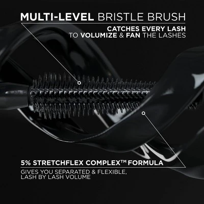 L'Oreal Paris Voluminous Panorama 700 Black 0.33 fl oz - Imperfect Box - Image 4