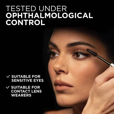 L'Oreal Paris Voluminous Panorama Volumizing and Lengthening Mascara 701 Blackest Black 0.33 fl oz - Imperfect Box - Image 7