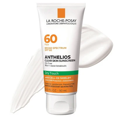 La Roche Posay Anthelios Clear Skin Dry Touch Face Sunscreen SPF 60 3.0 fl oz - Imperfect Box - Image 2