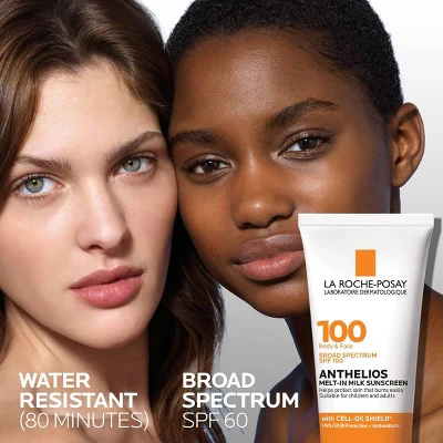 La Roche Posay Anthelios Melt in Milk Sunscreen Lotion SPF 100 3.0 fl oz - Imperfect Box - Image 7